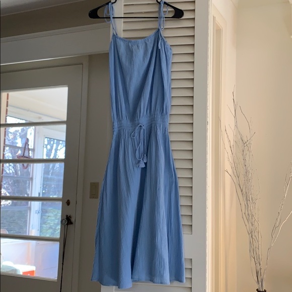 J. Crew Dresses & Skirts - Beautiful JCREW sun dress. 100% cotton. Let blue.